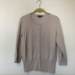 Premise Women's Beige Cardigan Sweater